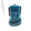 A close-up studio shot of a blue upholstery cleaner. Produktbild-Vorschau