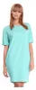 Damen Basic Kleid Dress; Mintgrün S/M Produktbild-Vorschau 2