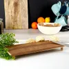 Planche à découper en bois d'acacia durable avec quatre Voir les images du produit 3