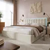 Letto imbottito Flieks 160x200cm con rete a doghe e Anteprima dell’immagine prodotto 3