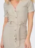 Only Mittellanges Kleid Damen ONLSIESTA SS LIN BL SHIRT Produktbild-Vorschau 5