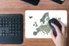 MuchoWow® Mauspad Mousepad Karte von Europa - Grau - Zitat Produktbild-Vorschau 4