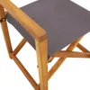 Klappbare Gartenstühle 8 Stk. Dunkelgrau Stoff Produktbild-Vorschau 8