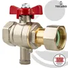 tecuro Kugelhahn mit Messfühleranschluss M10 x1 mm, Produktbild-Vorschau 2