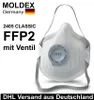 Moldex Atemschutzmaske 2405 FFP2NRD Breite 10xAGW-Wert Produktbild-Vorschau 4
