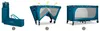Reisebett + Matratze + Tasche 125 x 65 x 78 cm RK-240 Produktbild-Vorschau 9