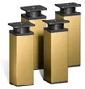 4er Set sossai moderne Möbelfüße in Gold 120mm Produktbild-Vorschau 1