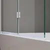 doporro Duschwand für Badewanne Badewannenaufsatz 120x140cm Produktbild-Vorschau 5