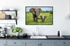 MuchoWow® MuchoWow® Gerahmtes Poster Elefant - Natur - Park Produktbild-Vorschau 3