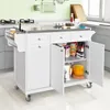 SoBuy FKW33-W Mobilna szafka kuchenna Wózek kuchenny Blat Podgląd zdjęcia produktu 5