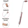 BAUSTER® Türriegel 400mmBolzenriegel Riegel Riegelschloss Produktbild-Vorschau 6