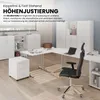 bümö Schreibtisch Serie-B - Nachbildung: Weiß, Größe: Produktbild-Vorschau 2