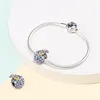 Charms Silber Anhänger mit Zirkonia und Blümchen bunt Beads Produktbild-Vorschau 2