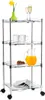 Glasregal Luna 4 Ebenen mit Rollen 40 x 30 x 89 cm Produktbild-Vorschau 3