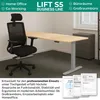 Albatros höhenverstellbares Schreibtisch Tischgestell Produktbild-Vorschau 4
