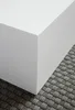 Couchtisch MONOBLOC 60 x 60 x 30 cm Hochglanz MDF Weiß Produktbild-Vorschau 4