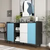 MODFU mobile bar da salotto con ante blu + 2 ripiani Anteprima dell’immagine prodotto 9
