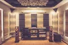 Acoustic treatment panels and audio equipment in a studio. Podgląd zdjęcia produktu