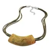 Kette 54x19mm Anhänger Rohr flach gebogen Produktbild-Vorschau 1