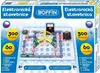 The image shows the packaging of an electronic construction kit, with a depiction of the kit's components and a sample circuit board setup. Náhľad obrázku produktu