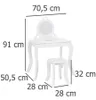 Atmosphera Créateur d'intérieur Schminktisch MDF-Platte Produktbild-Vorschau 15