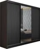 KIER FURNITURE Mehrzweckschrank MALANI 200 - Graphit Produktbild-Vorschau 1