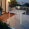 Table de jardin carrée MAREN pieds réglables 90 x 90 cm x Voir les images du produit 8