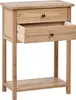 BELIANI Konsolentisch Hellbraun aus Natürlichem Holz mit 2 Produktbild-Vorschau 5