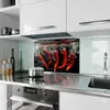 Küchenrückwand Spritzschutz Glas mit Motiv Chili unter Produktbild-Vorschau 2