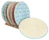Lot de 6 assiettes plates Makina Trio, bleu, jaune et Voir les images du produit 4