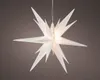 Biała wisząca lampa gwiazda z oświetleniem LED - 40 cm Podgląd zdjęcia produktu 2