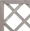 vidaXL Garten-Spalier mit Blumenkasten Grau 70x30x135 cm Produktbild-Vorschau 4