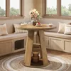 Tribesigns Table de repas ronde pour 2 personnes, 80 cm Voir les images du produit 9