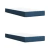Boxspringbett mit Matratze Blau 200x200 cm Stoff Produktbild-Vorschau 6