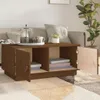 vidaXL Couchtisch Honigbraun 80x50x35 cm Massivholz Kiefer Produktbild-Vorschau 3