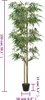 vidaXL Bambusový strom umelý 988 listov 150 cm zelený Náhľad obrázku produktu 3