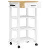 vidaXL Küchenwagen MONZA 48x40x88,5 cm Massivholz Kiefer Produktbild-Vorschau 4