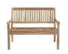 Stabile 2-sitzer Gartenbank Kingsbury in Premium Teak 120 cm Produktbild-Vorschau