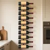 Wand-Weinregal für 10 Flaschen, Metall Flaschenregal Produktbild-Vorschau 10