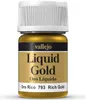 A bottle of Vallejo Liquid Gold paint. Podgląd zdjęcia produktu