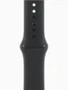 A close-up view of a black watch strap with holes for adjustment. Náhled obrázku produktu