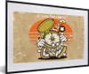 MuchoWow® MuchoWow® Gerahmtes Poster Kompass - Vintage - Produktbild-Vorschau 1