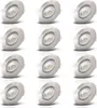 A grid of 12 identical recessed LED spotlights, arranged in four rows of three. Produktbild-Vorschau