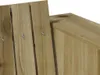 A close-up view of wooden planks, likely part of outdoor furniture. Produktbild-Vorschau