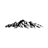 Wallity, Mountain - 285, Wanddeko, Schwarz, Metall, 16 x 68 Produktbild-Vorschau 4