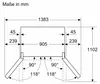 Bosch KFI96APEA Side-by-Side Kühl-/Gefrierkombination Produktbild-Vorschau 9