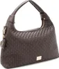 L.CREDI sac à épaule Radka Hobo Bag Chocolate marron foncé Voir les images du produit 2
