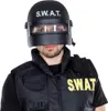 SWAT Helm Polizei Police Kopfbedeckung Karneval Kostüm Produktbild-Vorschau 4