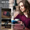 Galaxy A54 5G Hülle, Retro Kunstledertasche mit Produktbild-Vorschau 3