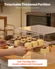 SucceBuy Vitrína na pečivo s tromi úrovňami, priehľadná Náhľad obrázku produktu 5